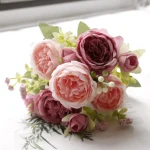 Artificial Romantic Rose Garden Arrangement - Image 10
