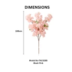 Artificial Cherry Blossom Cluster - Image 7