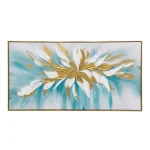Golden Petal – Hand-Painted Floral Oil Painting