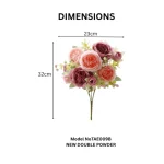 Artificial Romantic Rose Garden Arrangement - Image 9