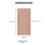 STC Luxurious Stone Finish Bamboo Charcoal Wall Sheet – Mars BC-08 - Image 2