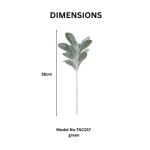 Artificial Lambs Ear Leaf Spray - Image 8