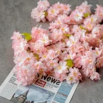Artificial Cherry Blossom Cluster - Image 9