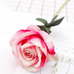 Artificial Candy Blush Rose Flower 