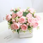 Artificial Romantic Rose Garden Arrangement - Image 14
