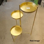 Golden Halo Triple Planter Stand - Image 3