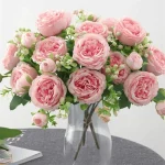 Artificial Romantic Rose Garden Arrangement - Image 15