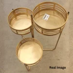 Orbit Gold Triple Planter Stand - Image 4