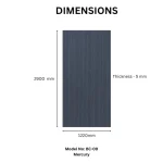 STC Luxurious Stone Finish Bamboo Charcoal Wall Sheet – Mercury BC-09 - Image 3
