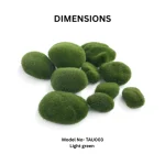 Decorative Moss Stones - Image 2