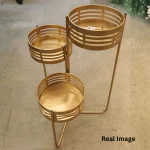 Orbit Gold Triple Planter Stand - Image 5