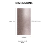 STC Luxurious Stone Finish Bamboo Charcoal Wall Sheet – Pluto BC-10 - Image 3
