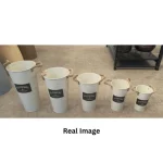Vintage Rope Handle Flower Bucket - Image 10