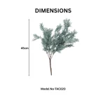 Artificial Cypress Foliage Spray - Image 2