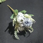 Artificial Peony Hydrangea Button Mum Bouquet - Image 7