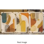 Golden Arc Trio – Hand-Painted Abstract Oil Painting Set (3 Pieces) - Image 5