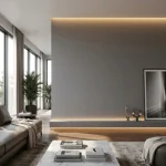 STC Luxurious Solid Color Bamboo Charcoal Wall Sheet – MoonStone Grey BC-13 - Image 6