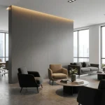 STC Luxurious Solid Color Bamboo Charcoal Wall Sheet – MoonStone Grey BC-13 - Image 2