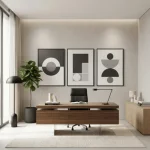 Urban Minimal Trio – Canvas Printed Wall Art Set (3 Pieces) - Image 4