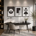 Urban Minimal Trio – Canvas Printed Wall Art Set (3 Pieces) - Image 2