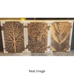 Golden Leaf – Canvas Printed Wall Art Set (3 Pieces) - Image 5