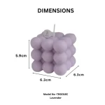 Bubble Cube Candle - Image 4