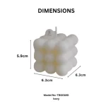 Bubble Cube Candle - Image 5