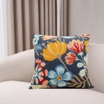 Bloom Embroidered Decorative Cushion Cover