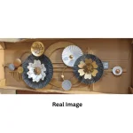 Modern Floral Metal Wall Decor - Image 3