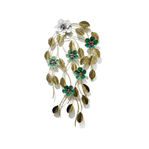 Golden Vine Metal Wall Decor