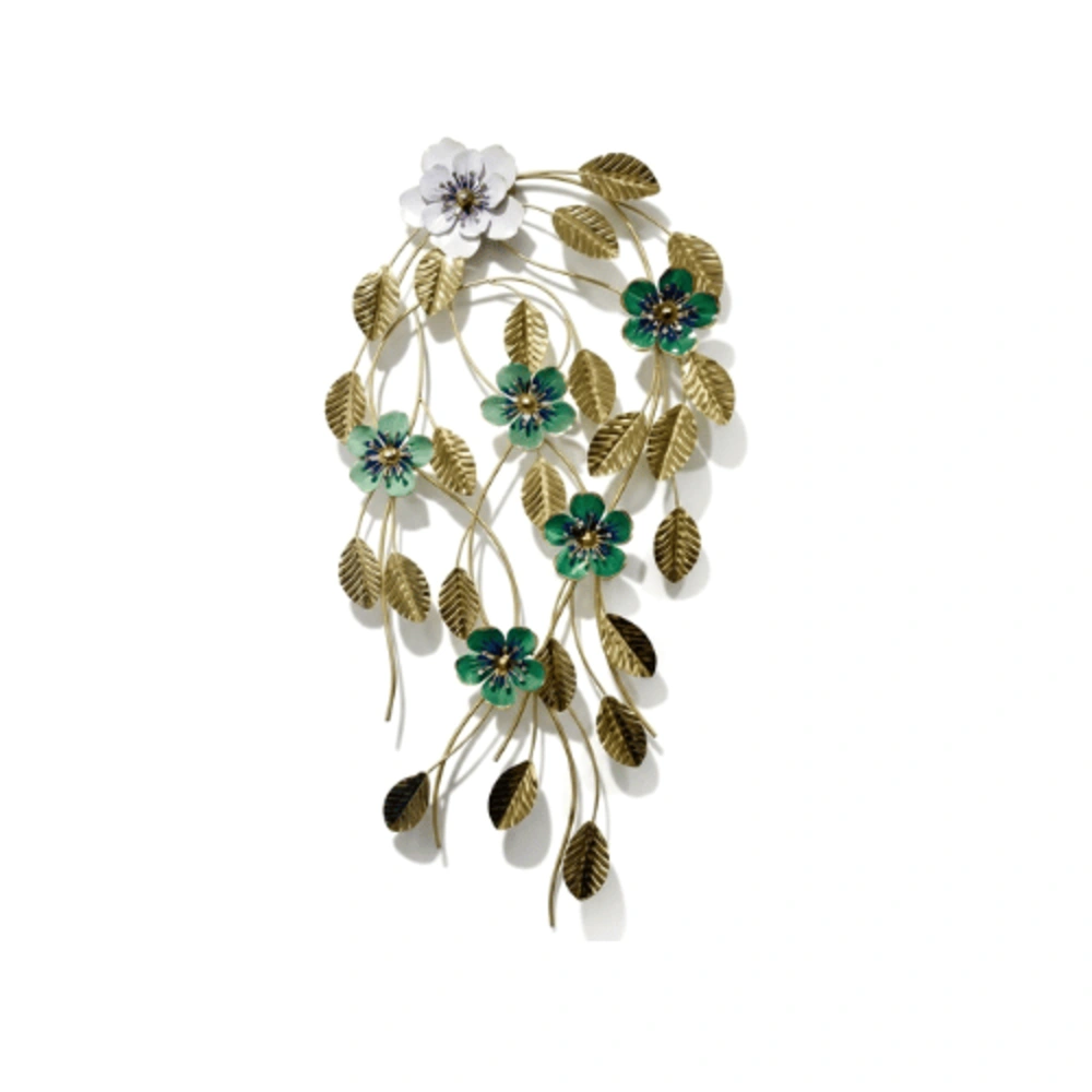 04-5 Golden Vine Metal Wall Decor