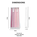 Luxury Gradient Coloured Taper Candle Set - Image 14
