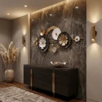 Modern Floral Metal Wall Decor - Image 5