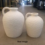 Nordic Pearl Textured Ceramic Decorative Vase - Image 4