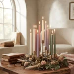 Luxury Coloured Taper Candle Set - Image 2