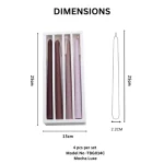 Luxury Gradient Coloured Taper Candle Set - Image 15