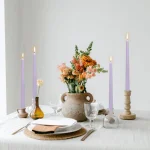 Luxury Coloured Taper Candle Set - Image 5