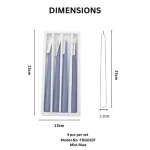 Luxury Coloured Taper Candle Set - Image 17