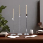 Nordic Luxe Decorative Metal Candle Stand Set - Image 7