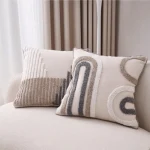 Aura Curve Embroidered Decorative Cushion Cover - Image 5