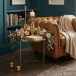 Modern Gold Decorative Metal Pillar Candle Holders - Image 6