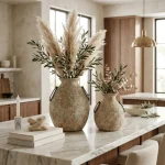 Nomad Loop Textured Ceramic Decorative Vase - Image 5