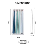 Luxury Gradient Coloured Taper Candle Set - Image 24