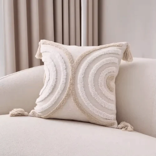 Arch Embroidered Decorative Cushion Cover 