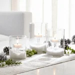 Modern Glass Tea Light Holder Set - Image 4