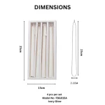 Luxury Coloured Taper Candle Set - Image 4
