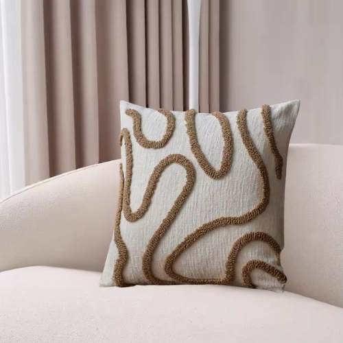 12-12 EarthFlow Embroidered Decorative Cushion Cover