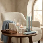 Modern Glass Tea Light Holder Set - Image 6