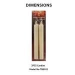 Luxury Flameless Taper LED Candle Set - Image 2