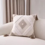 Diamond Embroidered Decorative Cushion Cover 